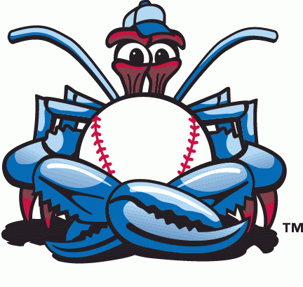 Jersey Shore BlueClaws 2001-2009 Cap Logo iron on heat transfer